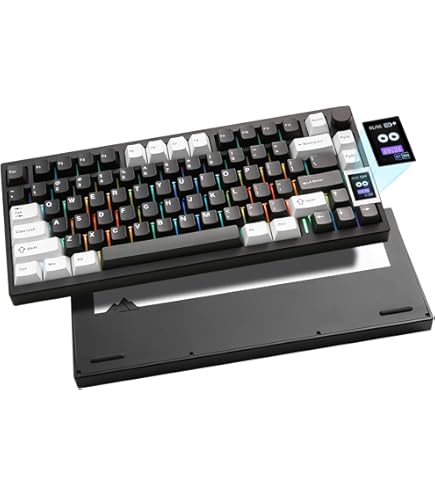 Yunzii AL80 メカニカルキーボード Amazon.com: YUNZII AL80 Wireless Mechanical Keyboard,Full