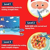 Skillmatics Snip Snip Scissor Skills Activity Book with 2 Child-Safe Scissors view 4