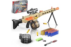 ToyerBee Toy Gun for Boys, Shell Ejecting Foam Blasters for Kids Ages 8-12, Automatic & Manual Sniper Rifle with Large Capacity Magazine and 30 Soft Bullets, Gifts for Boys Girls Birthday Christmas