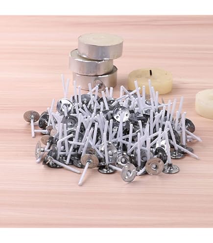 Fujiyuan 100-Pack Candle Wicks - 50mm (2") Zinc Core, Pre-Waxed & Pre-Tabbed For DIY Candles - View #11
