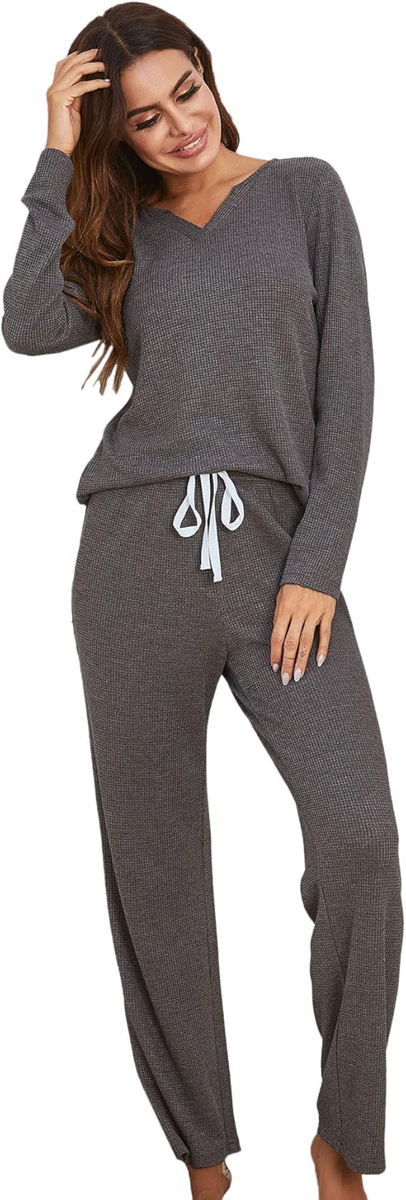 Women's longsleeved pajamas, Women's twopiece longsleeved pajamas