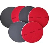 Bowling Sanding Pads, Bowling Ball Sanding Pads 6 Pieces Grit Pads for Bowling Ball Sanding Sand Pads Polishing Cleaning Pad Grit 500, 1000, 1500, 2000, 3000, 5000 for Ball Resurfacing Polishing Kit
