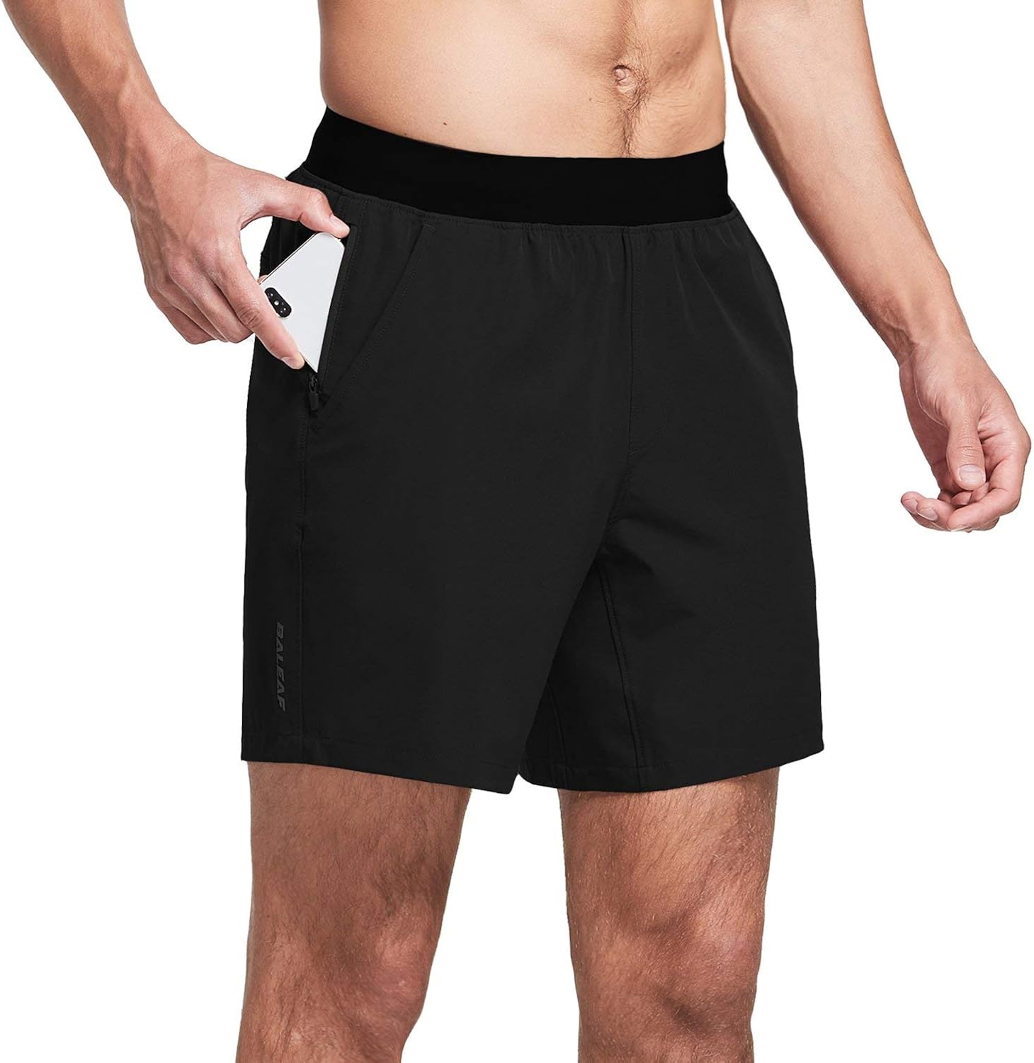 BALEAF Men's 7" Workout Training Shorts Running Athletic Bodybuilding
