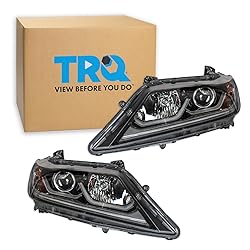 TRQ Headlight Assembly Set Headlights Driver