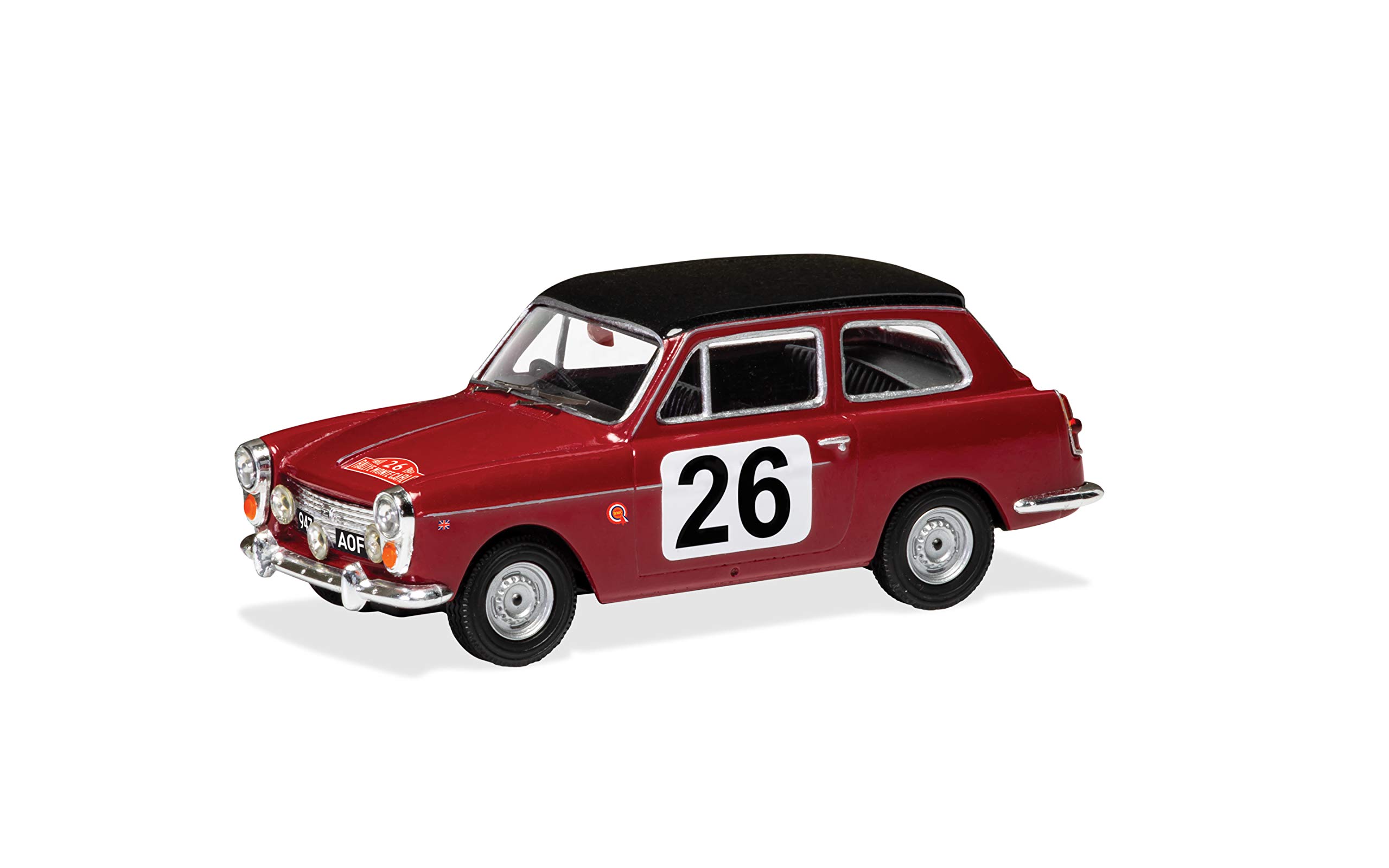 Corgi VA11209 A40 Farina Mk1 Alf, 1960 Monte Carlo Rally, Winner: Coupe des Dames, Pat Moss & Ann Wisdom. Vanguard