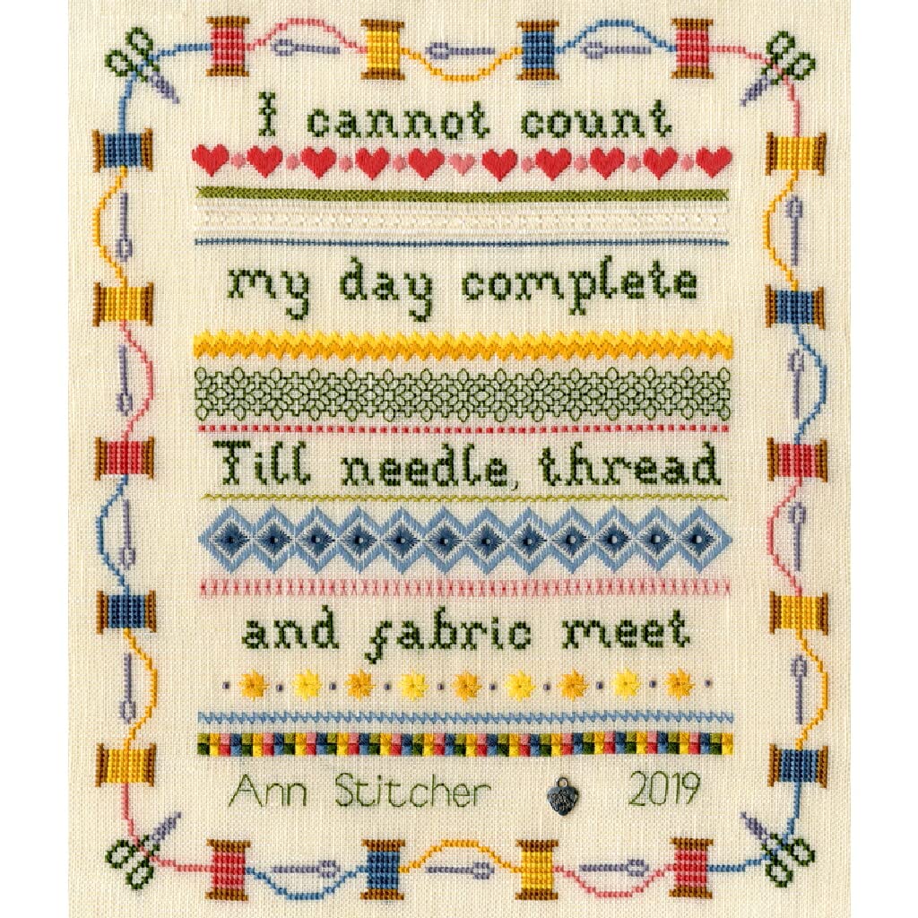 Bothy Threads Time & Tide Cross Stitch Alphabet Kit