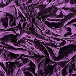 Ice Fabrics Stretch Crushed Velvet Fabric by The