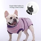 Kuoser Recovery Suit for Dogs Post-Operative Purple Breathable 6 Sizes view 7