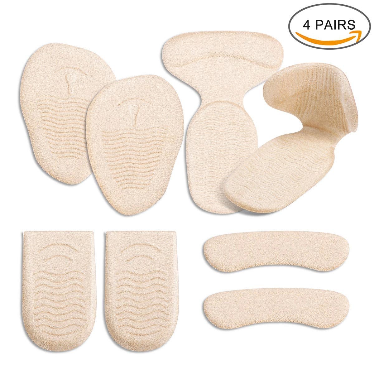 High Heel Pads Heel Liner Back Heel Cushion Inserts Snugs for Women Prevent Blisters Relax Pain