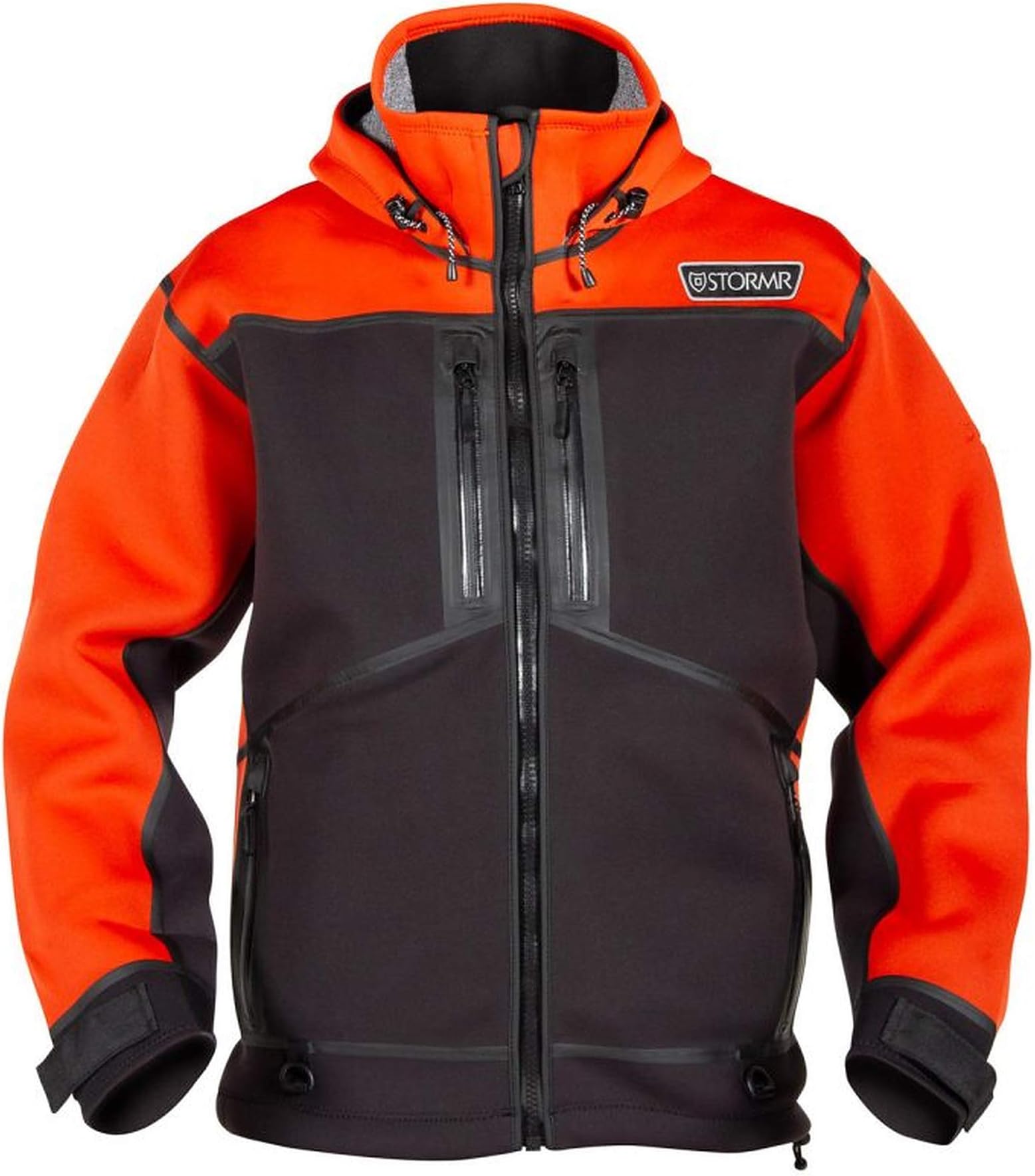 Stormr Strykr Neoprene Jacket or Bib Pants - Wind and Waterproof with Low Pile Stretch Fleece Interior – Lightweight, Warm, Comfortable, Ultra Flexibility – Thermal Welded Seams