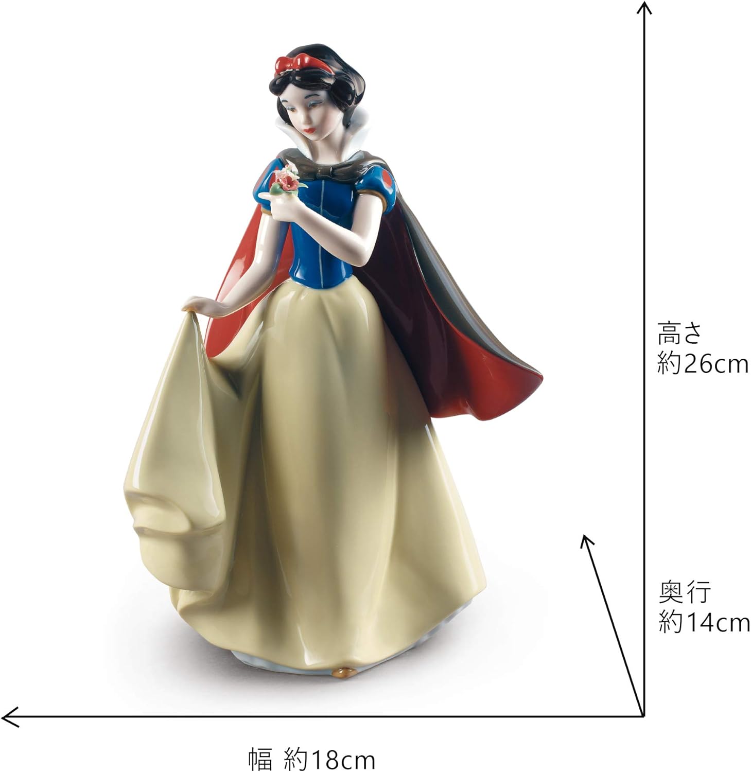 LLADRÓ Snow White Figurine. Porcelain 