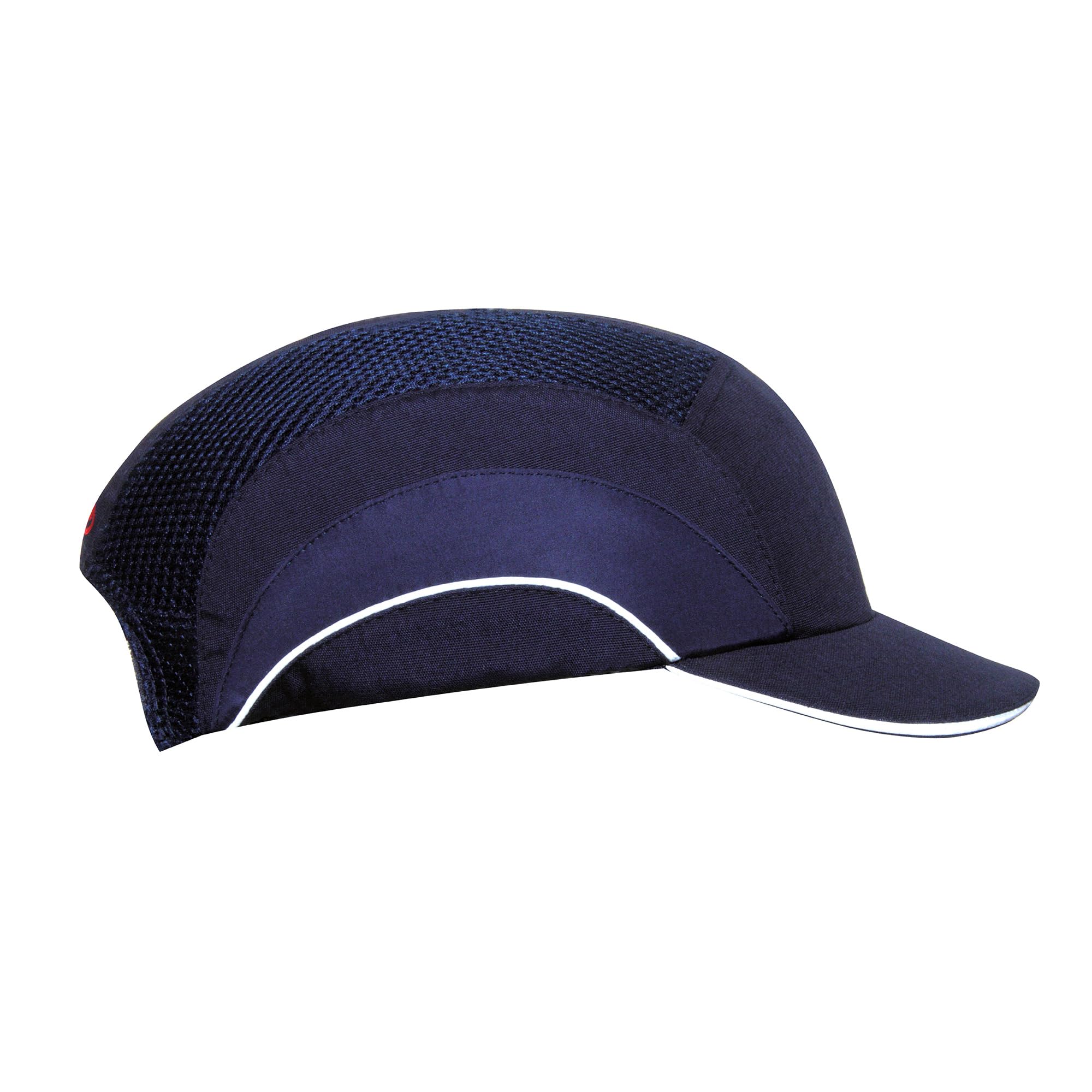 JSP HARDCAP A1+ Lightweight Safety Bump Cap - 5cm Peak - Black - Ventilated - Mens Hard Hat Cap - For Construction, Warehousing, Manufacturing, Logistics & Industry - EN812