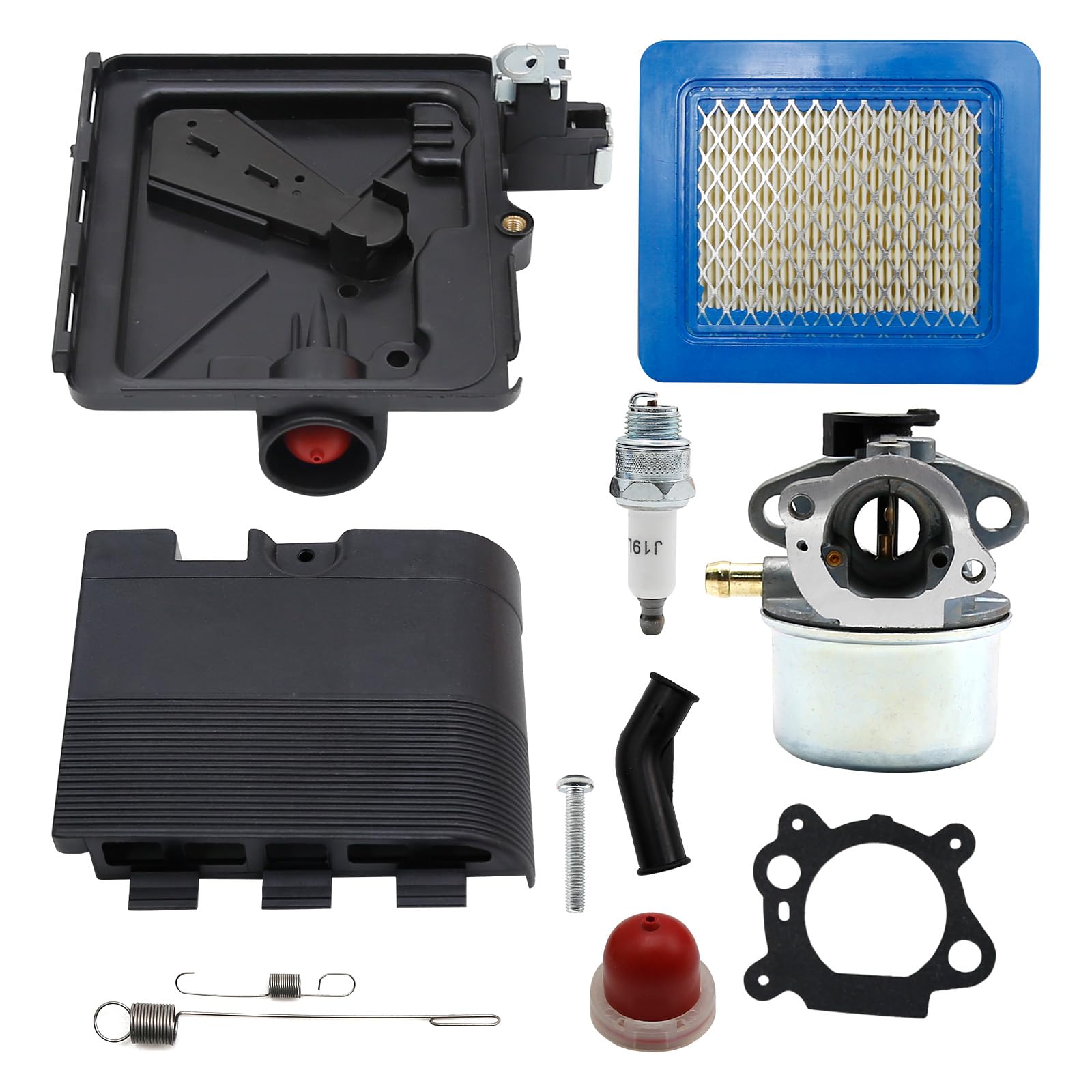 Photo 1 of SYOWADA 790845 Carburetor 692298 Air Cleaner Cover Replacement for Most 122000 Model Engines 4hp 7hp Engines 795259 Air Cleaner Primer Base 790849 699056 Spring Tune Up Kit