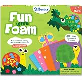 Skillmatics Fun with Foam Sticker Art &ndash; Animals, Craft Kit, Gift for Kids | 3D Foam Stickers, Travel Toy, Mess-Free Fun for Boys &amp; Girls, DIY Felt Craft Kits for Ages 3, 4, 5, 6, 7