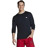 Speedo Men's UV Swim Shirt Basic Easy Long Sleeve Regular Fit