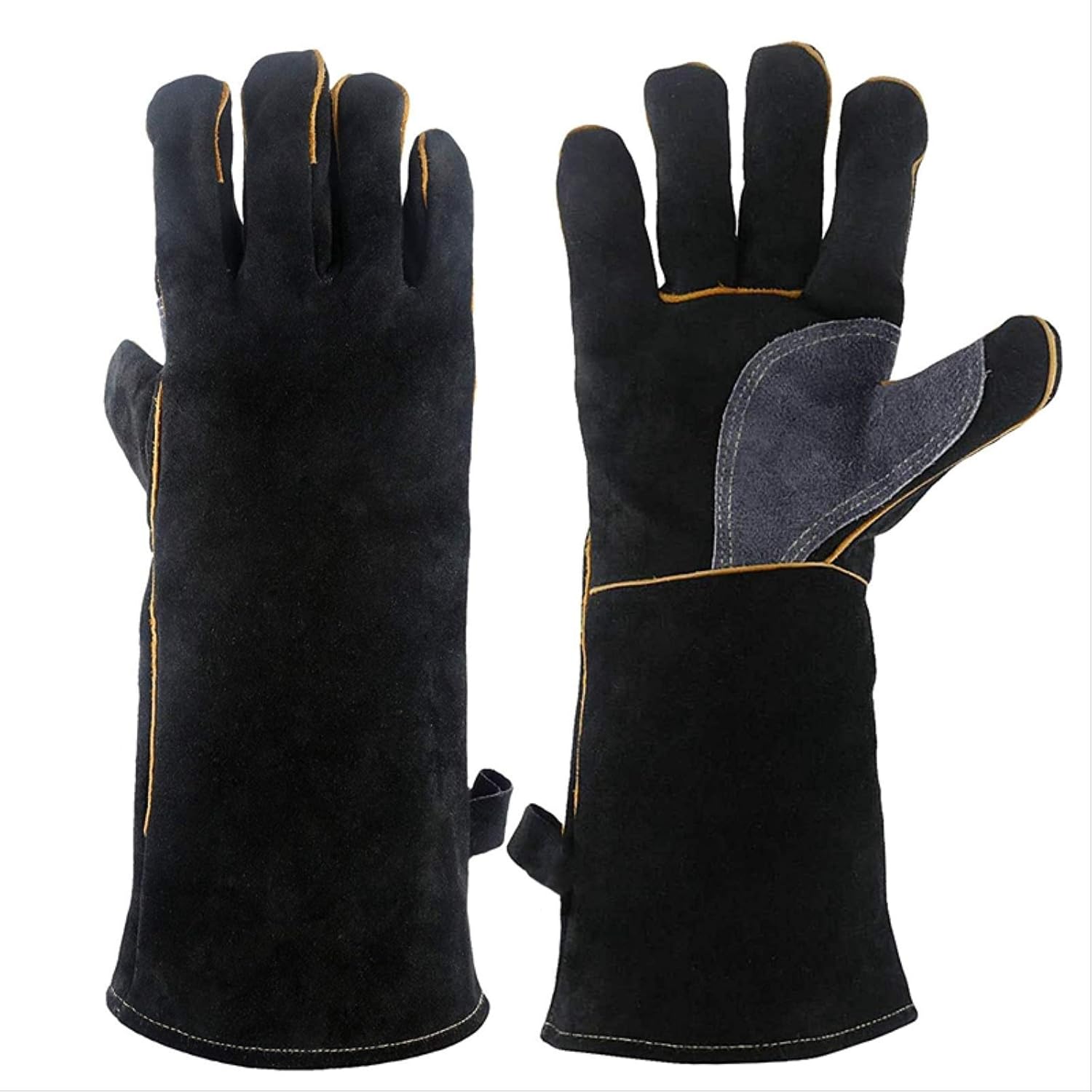 Guantes De Soldadura De Cuero Para Trabajo, Guante... – Grandado