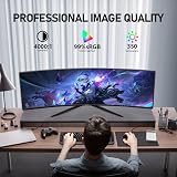 Gawfolk 34 Inch Ultrawide Curved 144Hz Monitor 3440x1440 1500R FreeSync view 6