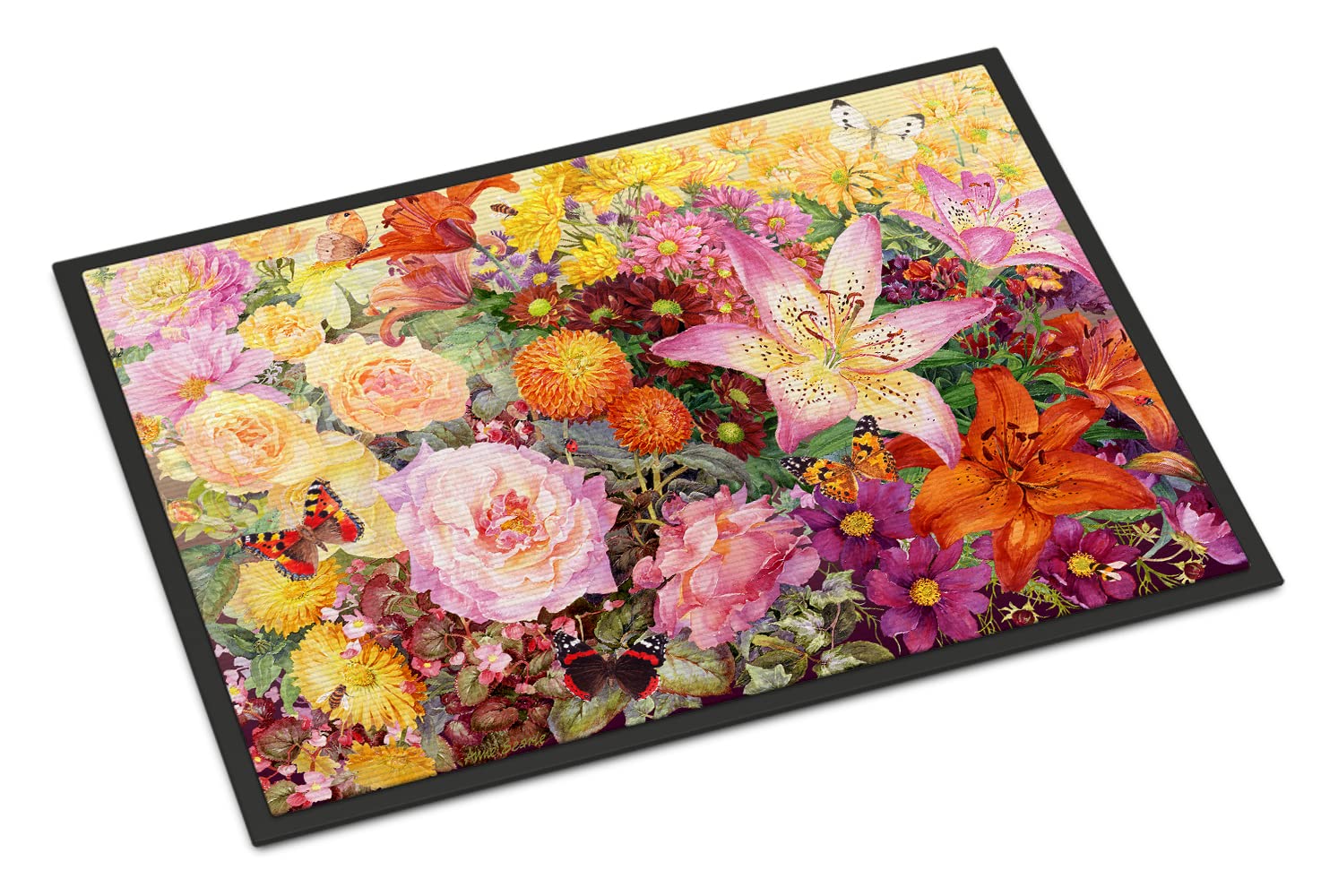 Caroline's Treasures SASE0955JMAT Autumn Floral by Anne Searle Indoor or Outdoor Mat, 24 inches x 36 inches, Multicolor