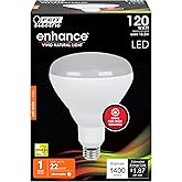 Feit Electric LED BR40 Bulb, 120W Equivalent, Dimmable, 1400 Lumens, 22 Year Life, 2700k Soft White, E26 Base Recessed Can Li
