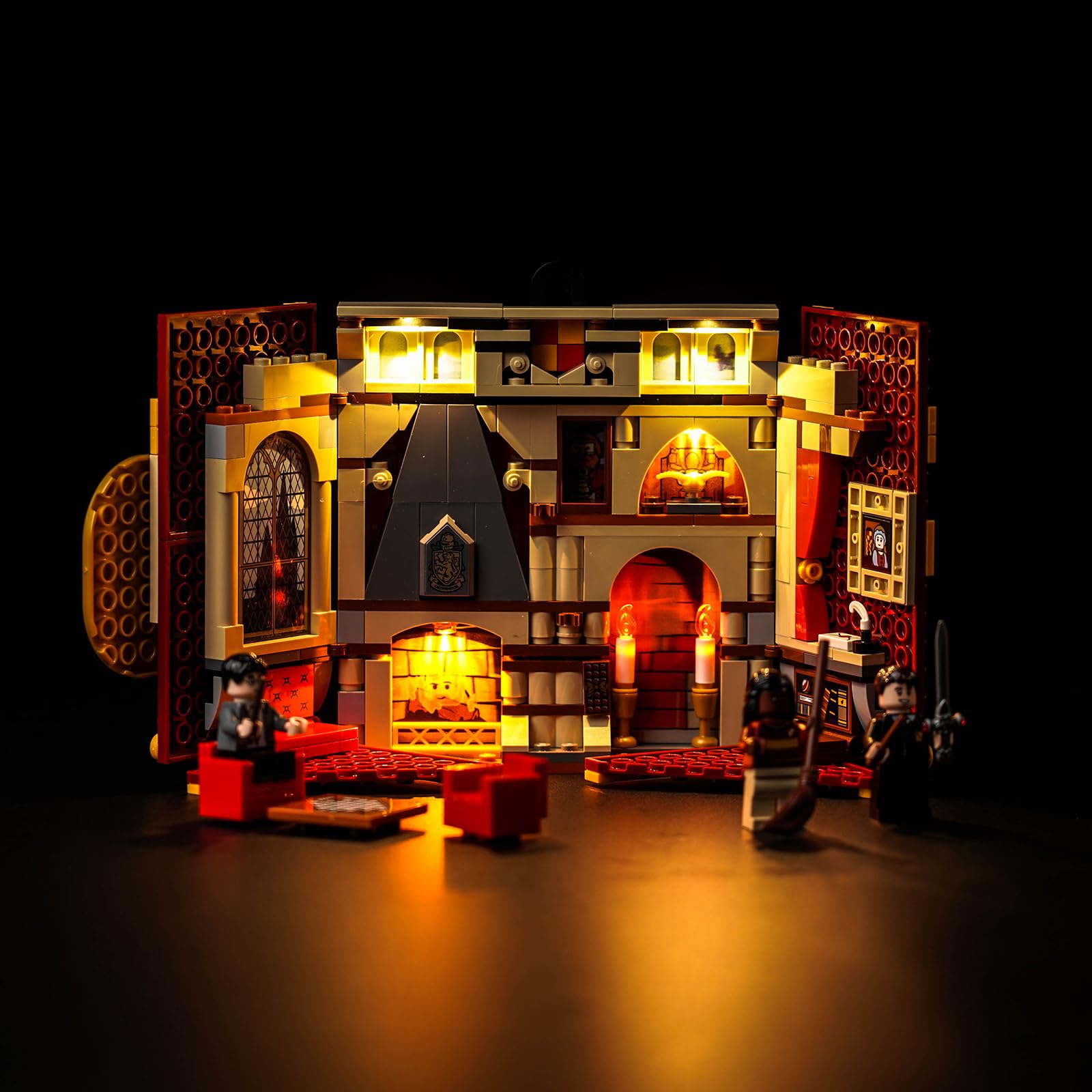 Light Kit for Lego Gryffindor House Banner, Lighting Set for Lego 76409 Gryffindor House Banner - Not Include Models, Just Light Kit (76409-Gryffindor) — image 1