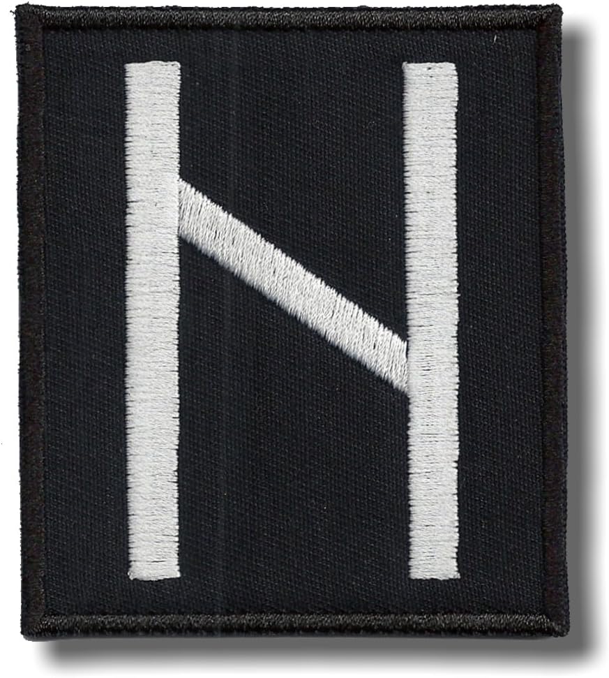 Amazon Com Hagalaz Rune Embroidered Patch 7 X 8 Cm