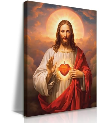 Impression Sur Toile Jésus-Christ Divina Misericordia - Art Mural Moderne 20x30 Cm