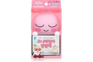 SAFFRON AURA AURA Monitor-Mounted Air Freshener, Apeach (Will You Marry Me, 0.15fl oz) - Odor Fighting for Car, Laptop, TV, Home. Kakao Friends Figurine. No Spill Air Freshener, Accessories.