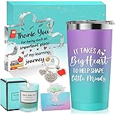 Valentines Day Gifts for Teachers, Teacher Appreciation Gifts for Women, Best Teacher Tumbler, Acrylic Plaque, Back to School Birthday Retirement 2026 Graduation Thank You for Teachers from Student