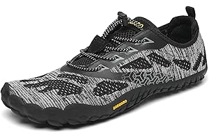 SAGUARO Womens Mens Barefoot Shoes Minimalist Trail Runner Wide Toe Box Zero Drop Outdoor Cross Training Shoe
