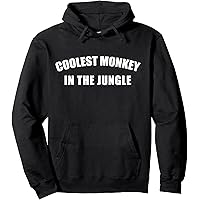 Amazon.com: Coolest Monkey in the Jungle Hoodie : Clothing, Shoes