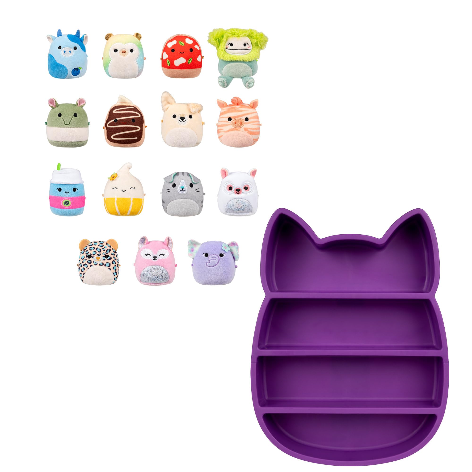 Micromallows Squishmallows Play & Display - Includes 15 Plush!