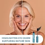 HOPHAT 2 Pack Mascara for Older Women Waterproof Hypoallergenic Natural view 2