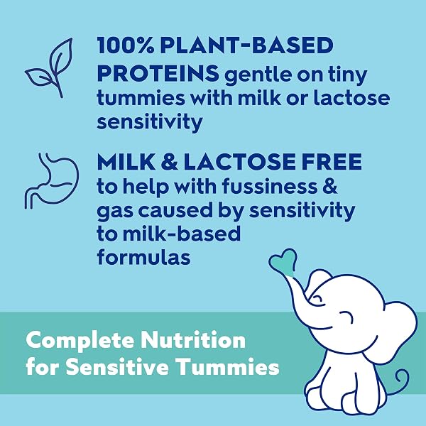 GOOD START | DR. BROWN’S SOY-EASE PRO BABY FORMULA POWDER, FOR SENSITIVE TUMMIES, DAIRY FREE AND LACTOSE FREE FOR FUSSINESS AND GAS, NON-GMO, 20 OZ