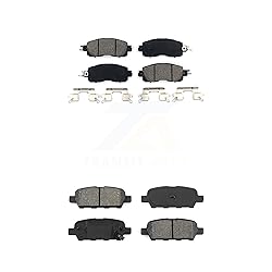 SIM Front Rear Semi-Metallic Brake Pads Kit