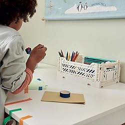 Collapsible Storage Box, Foldable Crate Organizer