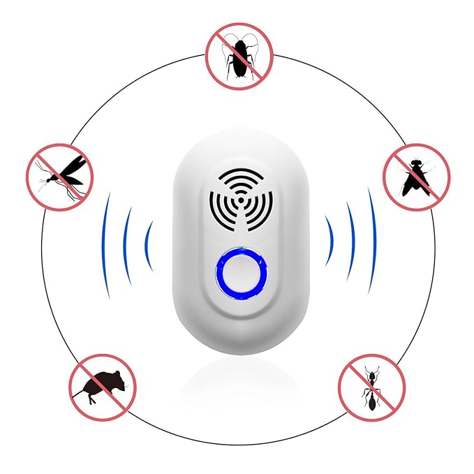 Repelente de plagas ultrasónico electrónico enchufe de pared ...
