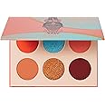 Juvia's Place Olori III Eyeshadow Palette, 6 Shades of Coral, Browns and Bronzes with a Pop of Rich Blue, Matte and Shimmers