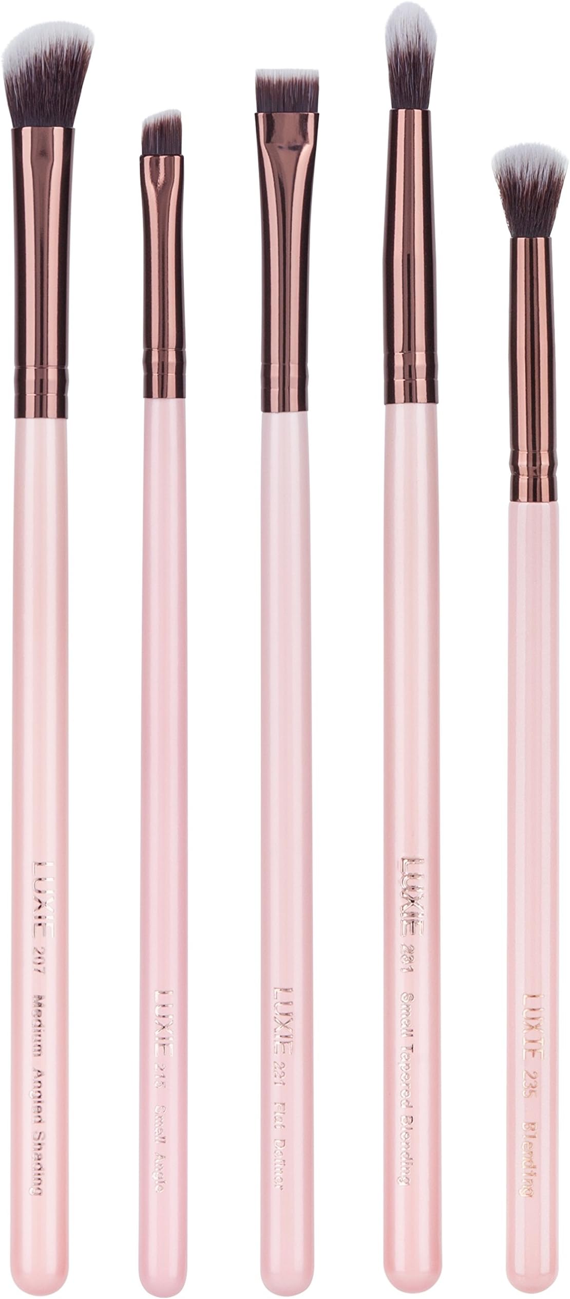 Luxie Rose Gold Eye Essential Brush Set