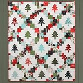 Cluck Cluck Sew Evergreen Quilt Pattern - Throw, Twin, Queen, King Sizes - Sewing Pattern