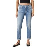 Mavi Women's Emma Mid Rise Slim Boyfriend Jeans &ndash; Premium Stretch Denim, Comfortable Skinny Jeans, Straight &amp; Bootcut Jeans,