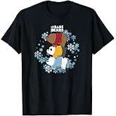 We Bare Bears Christmas Bear Squad Ugly Sweater Stack T-Shirt