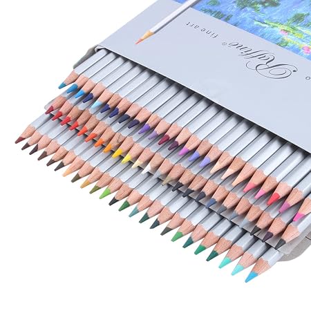 Zjchao Lot De 7248 Couleur Crayon Couleur Dessin Marco Fine
