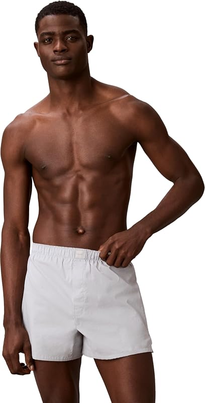 Boxer Trad 3pk 000nb4006a pour Homme, Noir/Turbulence/Brume Portuaire, L
