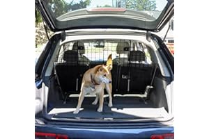 HomeDude Pet Barrier for SUVs & Cars – Compact Mesh Design, Width 104-172cm (41"–68"), Height 62-92.8cm (24"–36.5") – Univers