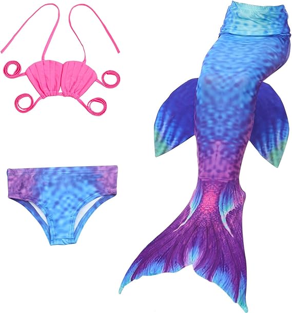 Mermaid Tail Swimming Costumes Kids Girls Mermaid Swimming Costume