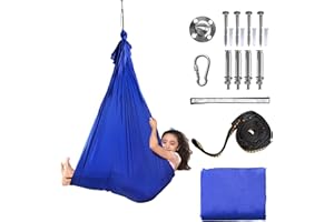 Extra Sturdy Sensory Swing for Kids Indoor Sensory Swing, Super Durable Cuddle Swing Sensory Swing for Autistic Children Indoor Sensory Swing for Kids Calming Therapy Swing for Autism Ted Kangaroo