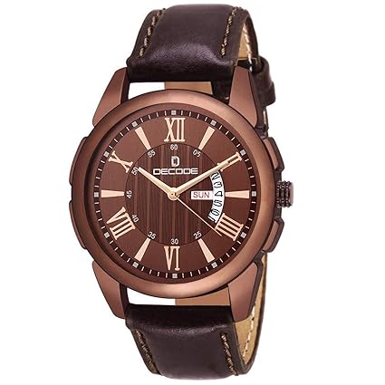 DC3939 All Brown Awesome Collection Leather Strap Wrist Watch for Men