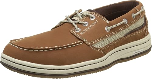 rockport 3 eye oxford boat shoe