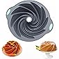 Bundt Cake Pan Nonstick, 10Inch Silicone Cake Pan Mini Bundt Pan Moldes Para Gelatinas Con Diseño, with Grade Steel…