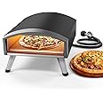 Uniflasy 12" Portable Propane Gas Pizza Oven - 3-Layer Design for Superior Heat Retention, Heats to 950°F in 15 Minutes, Cooks Pizzas in 60 Seconds - Perfect for Backyard, Camping, and Picnics